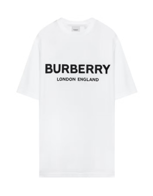 Burberry Logo Print T-shirt White